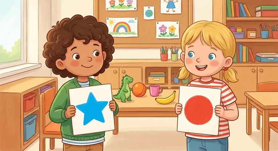 Discover that color words describe what our eyes see and make sentences bright and fun.