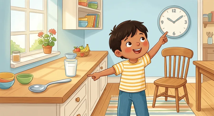 Learn that words can be names for things we see and touch every day.