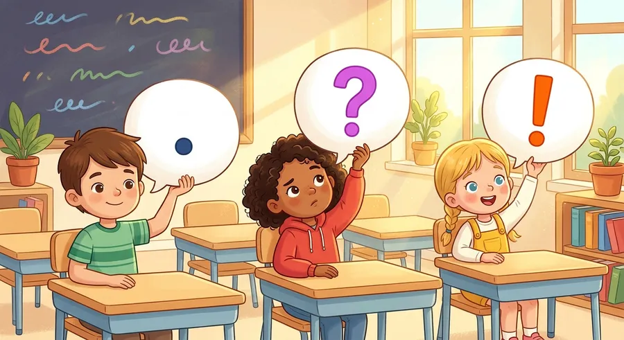 Meet the period, question mark, and exclamation mark and learn when to use each one.