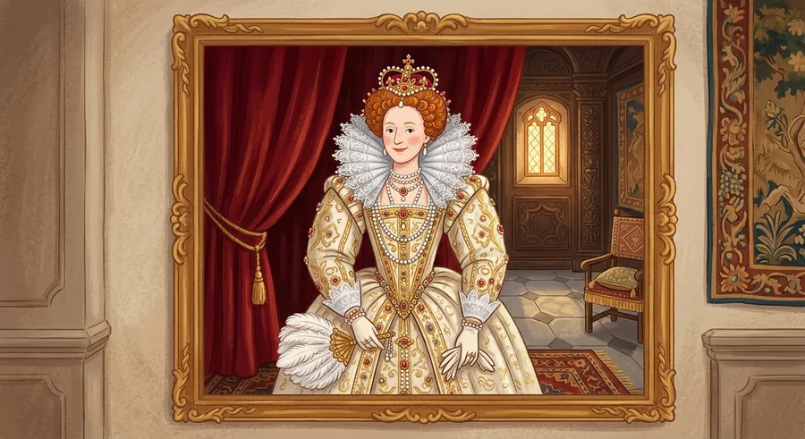 A Tudor-era portrait of Queen Elizabeth I of England