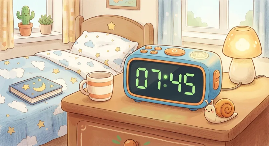 A digital clock showing hours and minutes separated by a colon