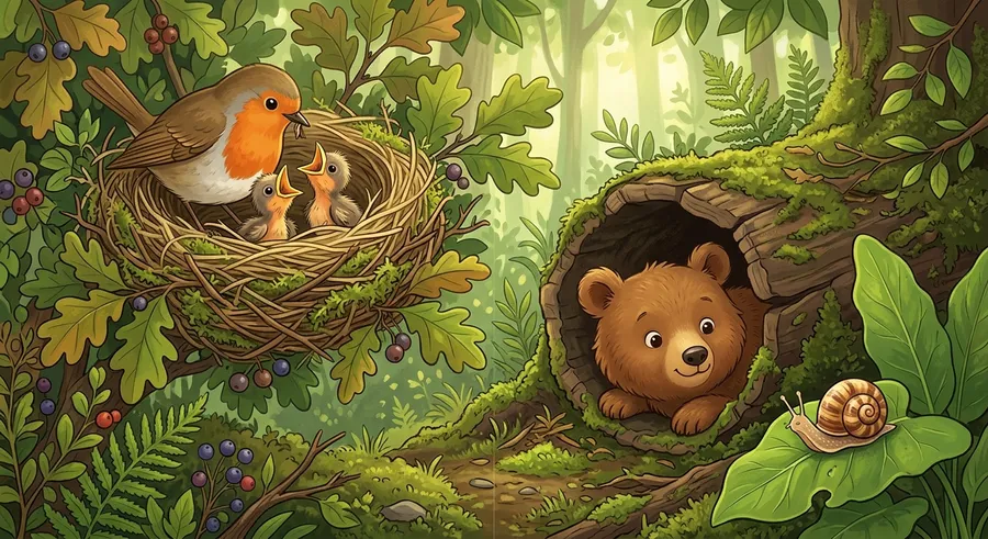 Find out how animals build and use their cozy homes!